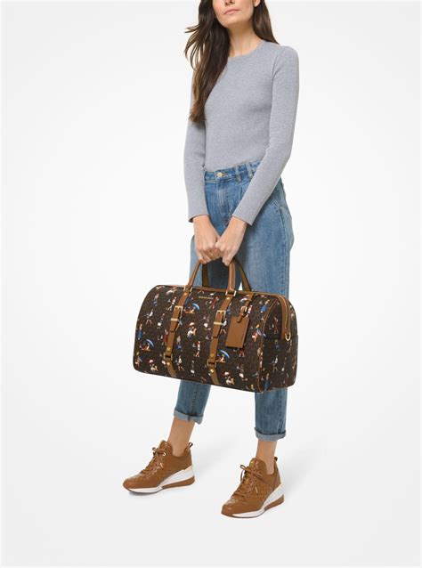 michael kors girls travel accessories|michael kors large weekender bag.